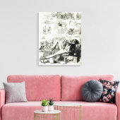 De Vrijheid" Canvas Afdruk (Insitu (Woonkamer))