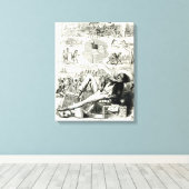De Vrijheid" Canvas Afdruk (Insitu (Houten vloer))