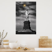 DE VRIJHEIDSTATUTIE LIGHTT DE WEG POSTER (Keuken)