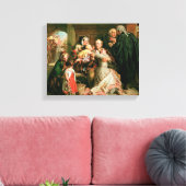 De vrijspraak canvas afdruk (Insitu (Woonkamer))