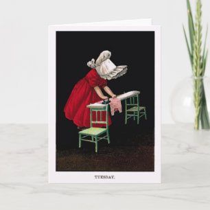 De vroege jaren 1900 vervolgt de Dinsdag Sunbonnet Kaart