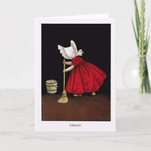 De vroege jaren 1900 vervolgt de Vrijdag Sunbonnet Kaart