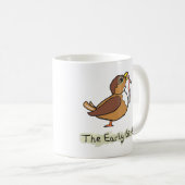 De vroege vogel vangt de worm koffiemok (Voorkant rechts)