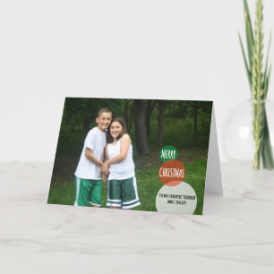 De vrolijke Cirkels van Kerstmis voor u Feestdagen Kaart