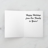 De vrolijke het Rennen van de Uitrusting van Feestdagen Kaart (Binnen)