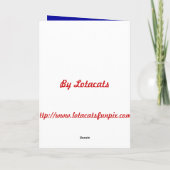 De vrolijke Kaart van het Rendier van Kerstmis (Achterkant)