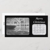 De vrolijke Kalender van Kerstmis 2011 Feestdagenkaart (Voorkant / Achterkant)