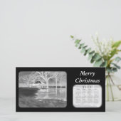 De vrolijke Kalender van Kerstmis 2011 Feestdagenkaart (Staand voorkant)