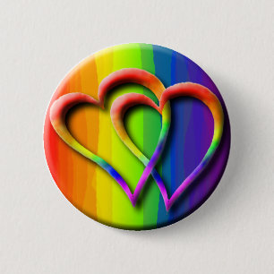 De vrolijke Liefde van de Parade LGBT van de Trots Ronde Button 5,7 Cm