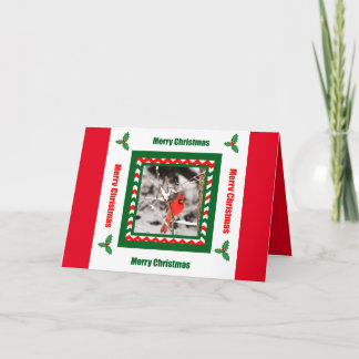 De vrolijke Noordelijke HoofdKerstkaart van Feestdagen Kaart