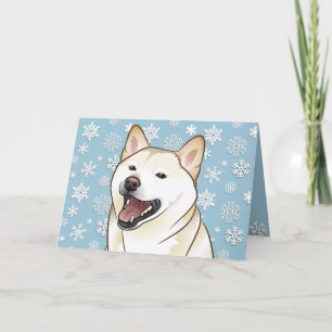 De vrolijke Personaliseerbare Kaart van Shiba Inu