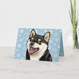 De vrolijke Personaliseerbare Kaart van Shiba Inu