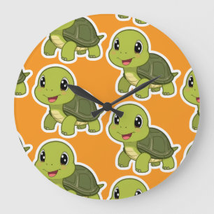 De vrolijke schildpad die nooit haastte grote klok
