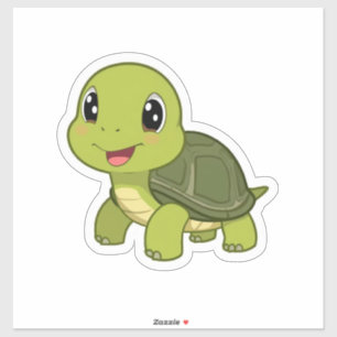 De vrolijke schildpad die nooit haastte sticker