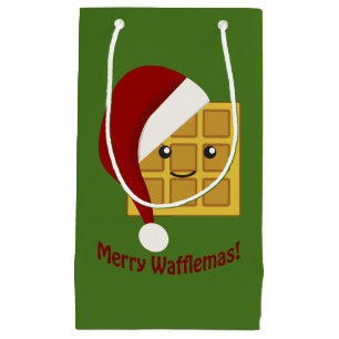 De vrolijke Wafel van Kerstmis Wafflemas Klein Cadeauzakje