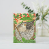 De Vrouw Blackbird Briefkaart (Staand voorkant)