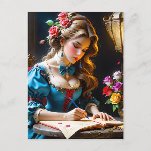 De vrouw die deze alinea schrijft heeft een zachte feestdagenkaart