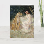 De vrouw en de tijger | Frederick Stuart Church Kaart (Voorkant)