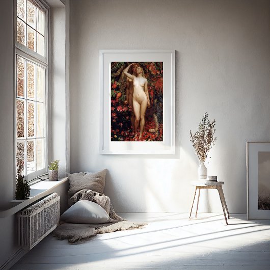 De vrouw, het Man en de slang | Byam Shaw Poster