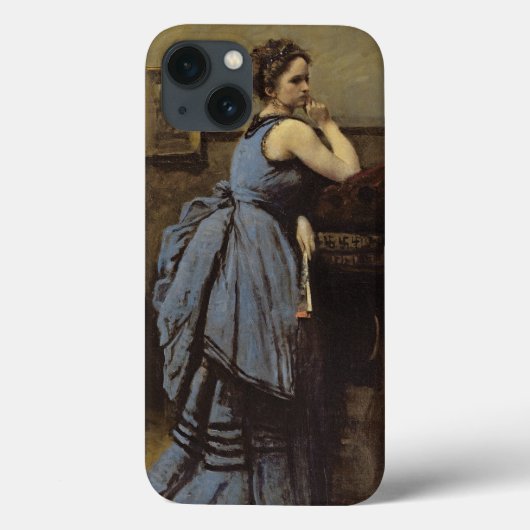 De vrouw in het blauw, 1874 Case-Mate iPhone case (Achterkant)