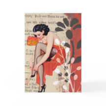 De vrouw in rode lingerie, verjaardag