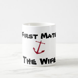 De vrouw is de eerste vrouw koffiemok