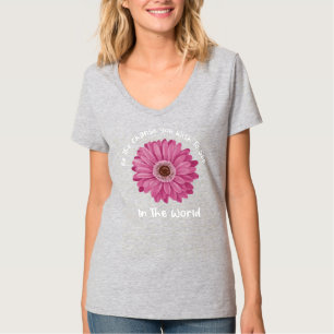 De vrouw is de verandering die je moet doen. t-shirt