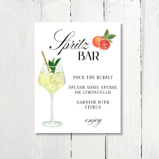 De vrouw Lotus - Spritz Bar teken Limoncello