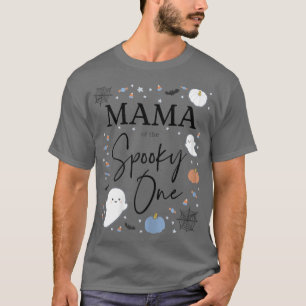 De vrouw mama van de Spooky One First Birthday Blu T-shirt