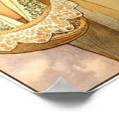 De vrouw met bloemen poster (Hoek)