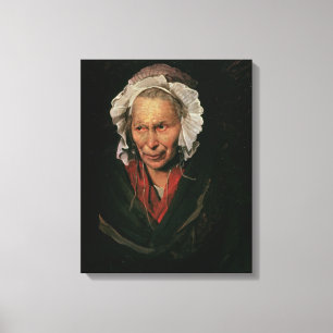 De vrouw of The Obsessie of Envy, 1819-22 Canvas Afdruk