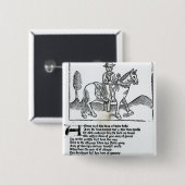 De vrouw van Bath Vierkante Button 5,1 Cm (Voorkant /achterkant)