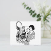 De Vrouw van de vampier Briefkaart (Staand voorkant)