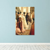 De vrouw van Mode , 1883-5 Canvas Afdruk (Insitu (Houten vloer))