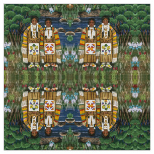 De vrouw van Nez Perce Stof
