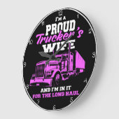 De vrouw van Proud Trucker: Long Haul Grote Klok (Hoek)