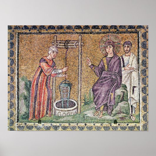 De vrouw van Samaria bij de Well Poster (Voorkant)