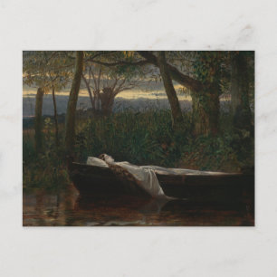 De vrouw van Shalott Walter Crane Briefkaart