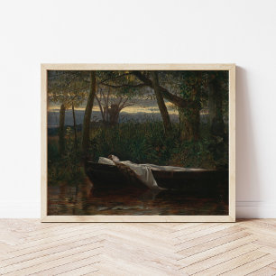 De vrouw van Shalott Walter Crane Poster