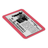 De vrouw van vandaag kachel Ad Magneet (Rechterzijde)