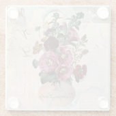 De  Vrouwe Vaas + Monogram Glazen Onderzetter (Achterkant)