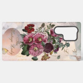 De  Vrouwe Vaas + Monogram Samsung Galaxy Hoesje (Achterkant horizontaal)