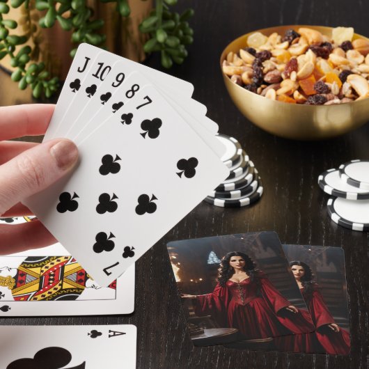 De Vrouwe van Magick Pokerkaarten (Insitu)