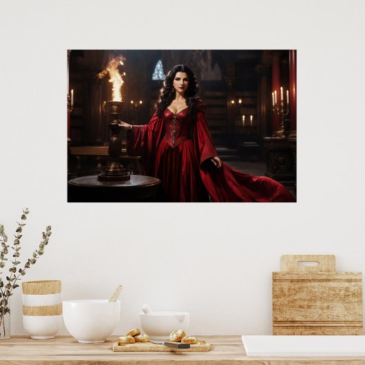 De Vrouwe van Magick Poster (Keuken)