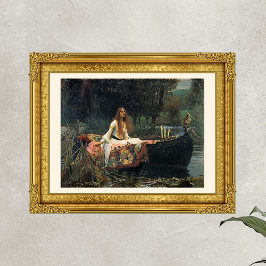 De Vrouwe van Shalott door Henryk Siemiradzli Foto Afdruk