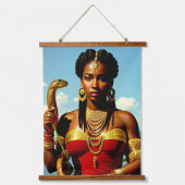 De vrouwelijke arriors hangend wandkleed (Voorkant 3)