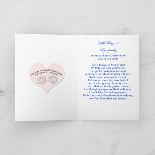 De vrouwelijke Kaart van de Sympathie van de Hond (Binnen)