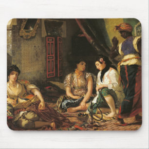 De vrouwen van Algiers in hun appartement, 1834 Muismat