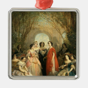 De vrouwen van de Comedie Francaise Metalen Ornament