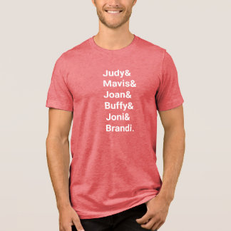 De vrouwen van de folk. Tri-Blend shirt